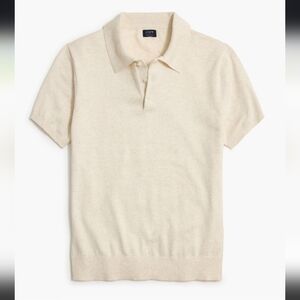J.Crew Factory Men's Cotton sweater-polo Sz L $98 Fall